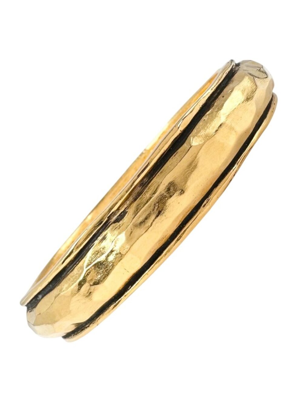 Chanel Gold Plated Bangle Bracelet